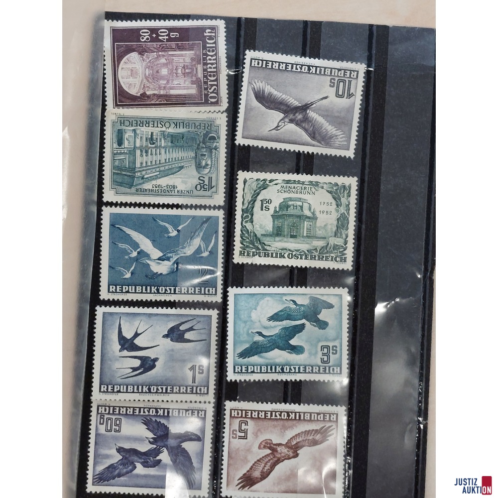 Briefmarken &ndash; &Ouml;sterreich 1950