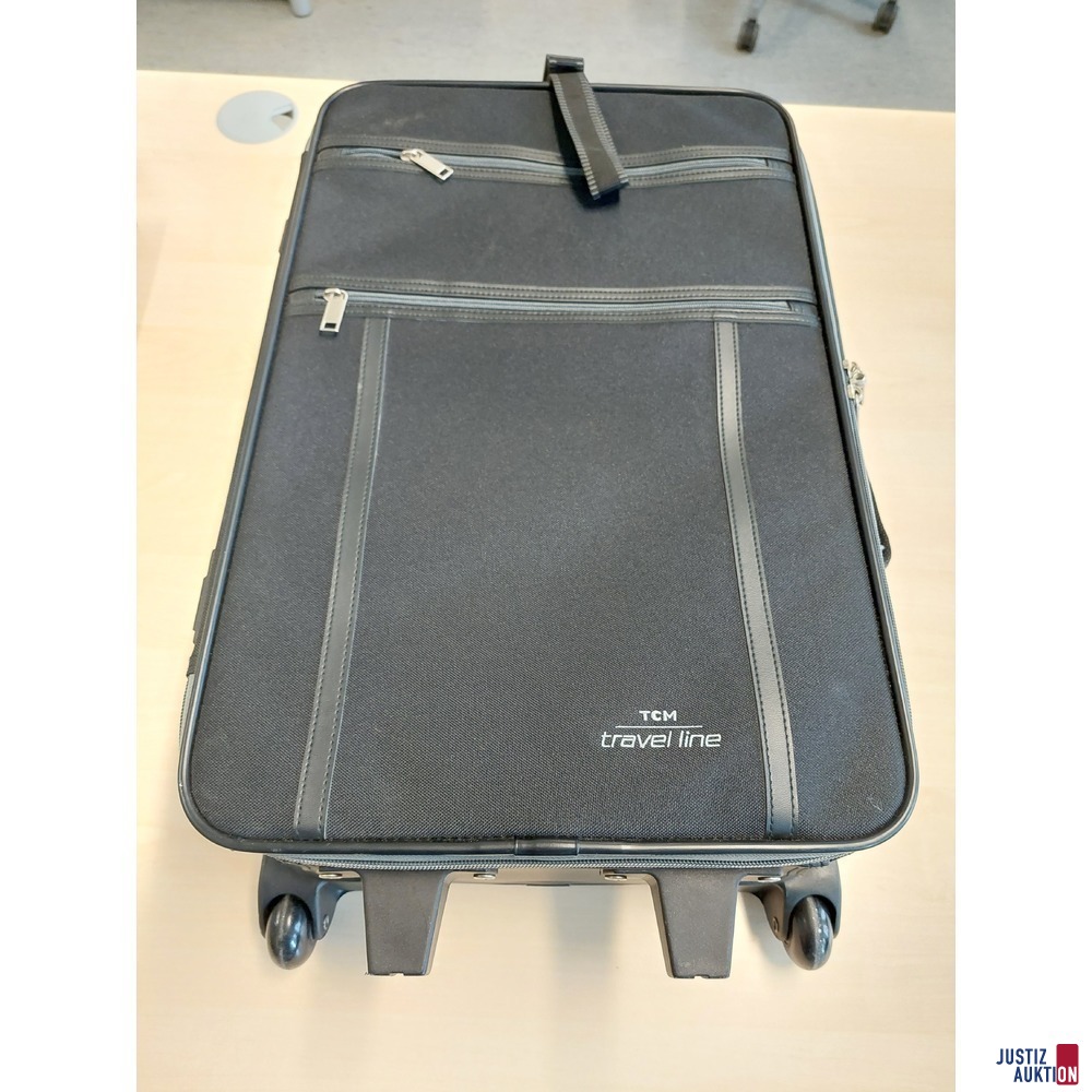 Reisekoffer der Marke TCM Travel Line gebraucht/Gebrauchsspuren vorhanden
