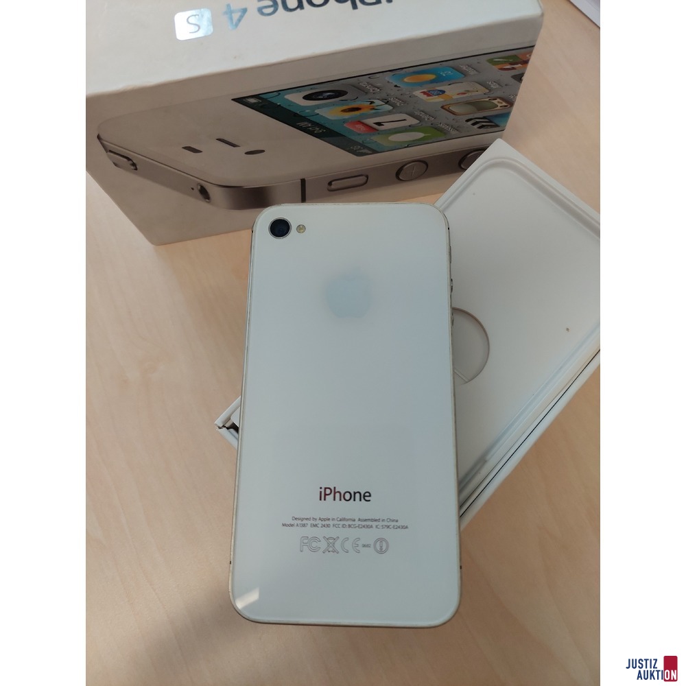 Handy der Marke iPhone 4S gebraucht/Gebrauchsspuren vorhanden