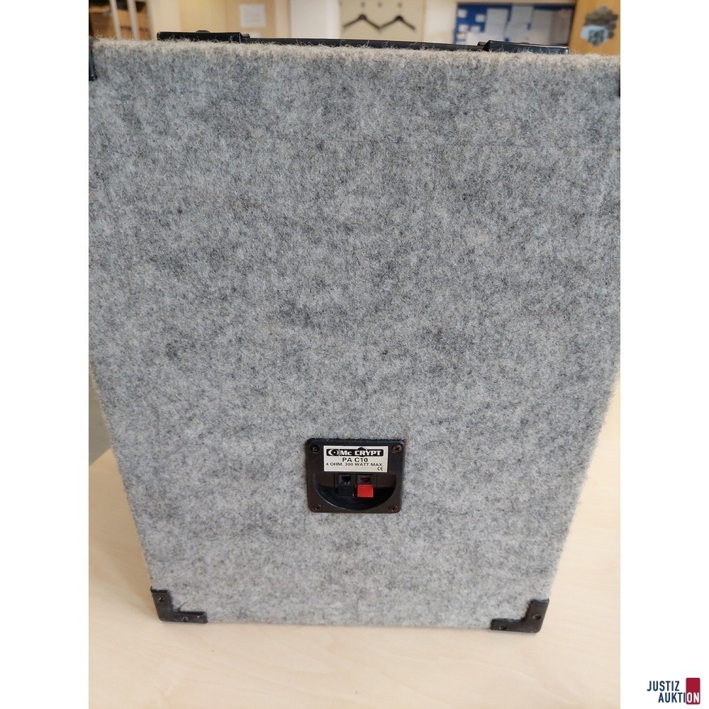 Musikbox der Marke Mc CRYPT PA c10 u.a.