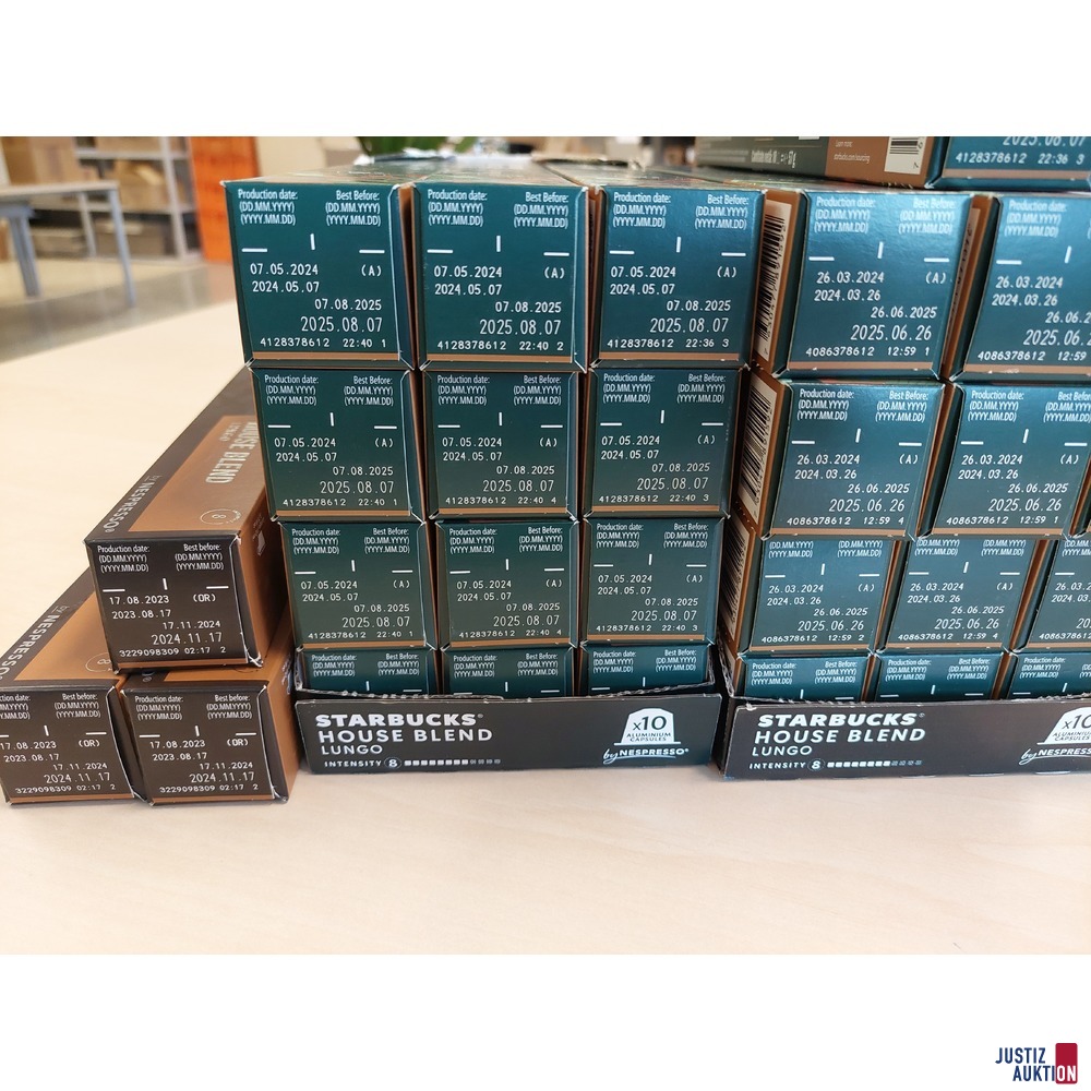 8 Packungen Starbucks Kapseln Italian Style Roast u.a.