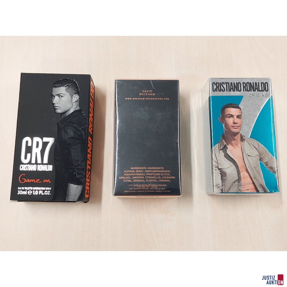 Eau de Toilette der Marke Cristiano Ronaldo u.a.