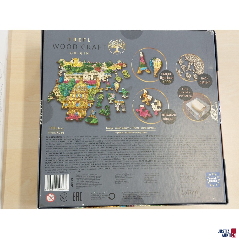 Trefl Wood Craft Puzzle Frankreich 1000 Teile