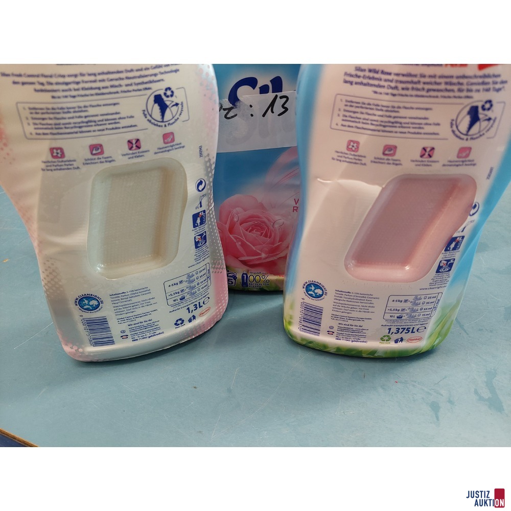 2 Weichspüler der Marke Silan Fresh Control Floral u.a