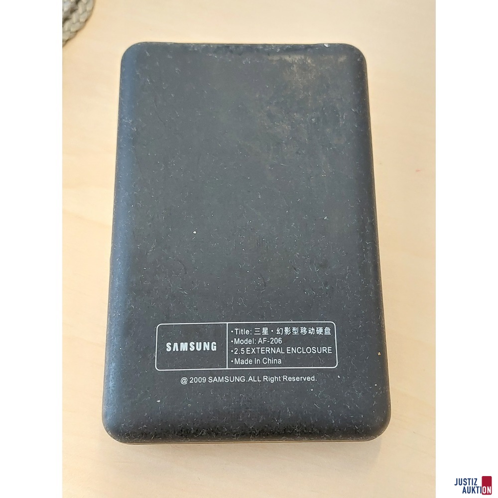 Externe Festplatte der Marke Samsung - Model: AF-206
