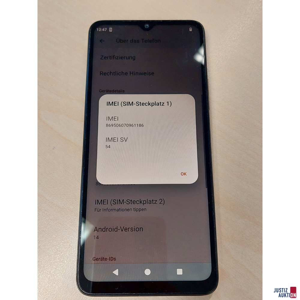Handy der Marke Redmi A3