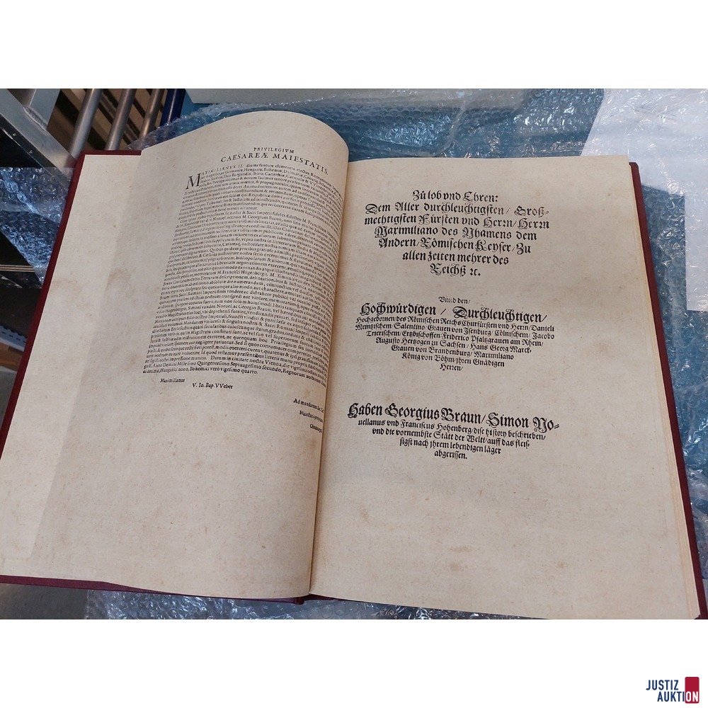 Braun&sol;Hogenberg Beschreibung und Contafactur ---  Faksimile 2011 1 Band