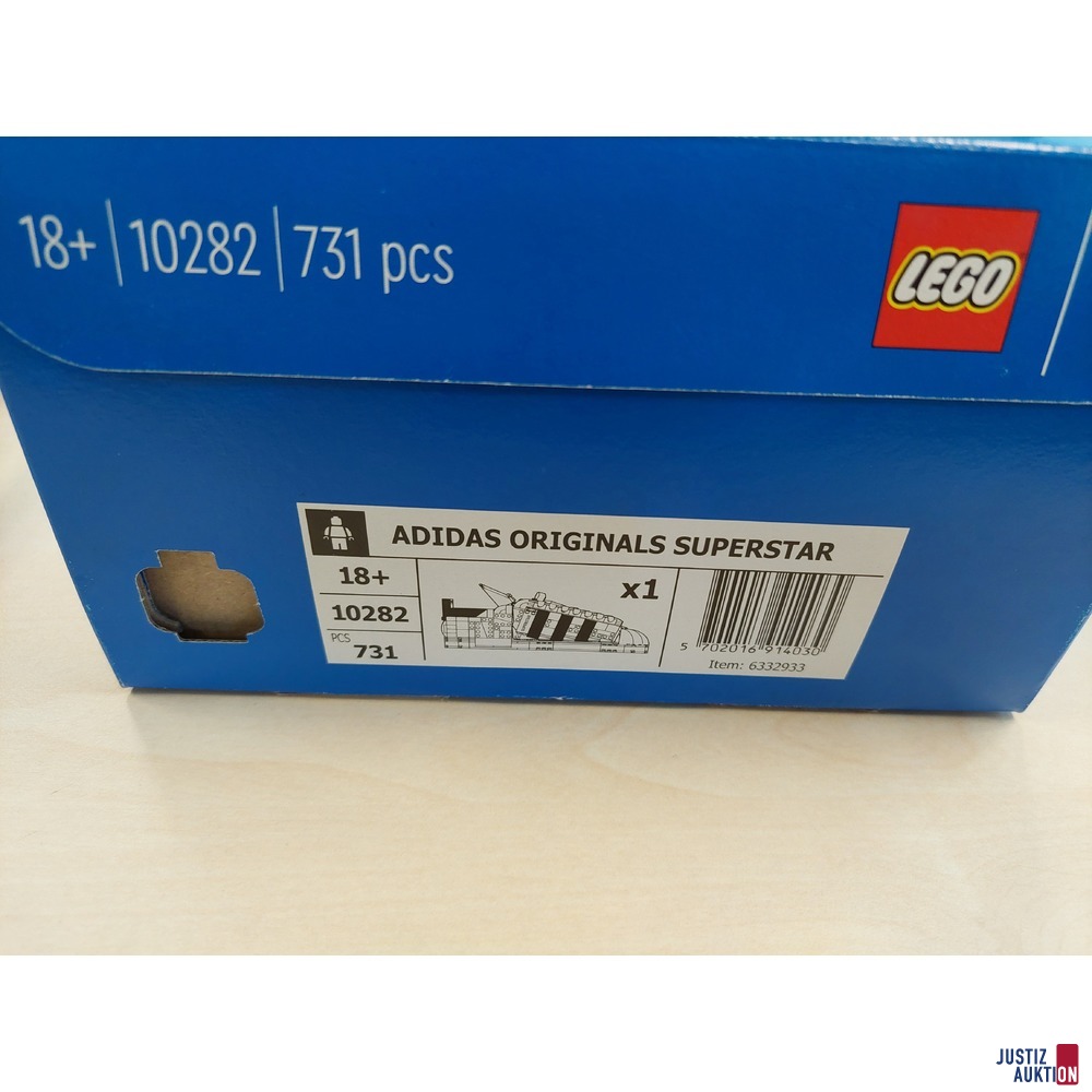 Lego adidas Originals Superstar 731 Teile 10282