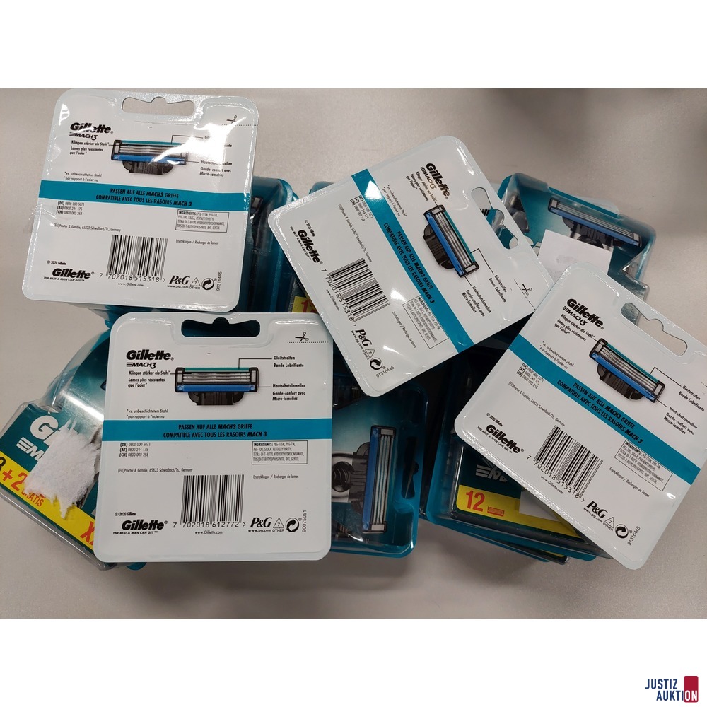 16 Packungen Rasierklingen