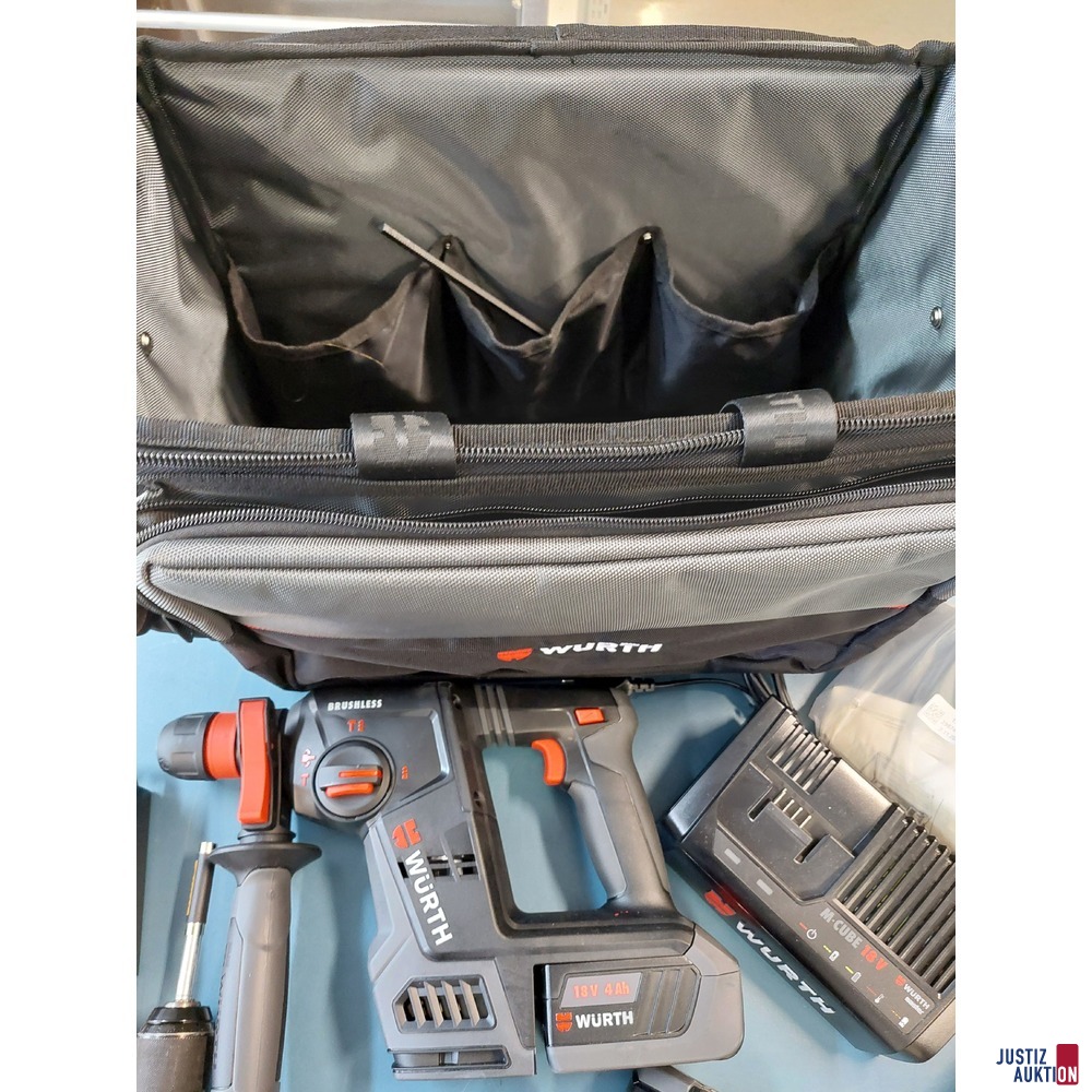 Akku-Maschinen Taschenset der Marke W&uuml;rth