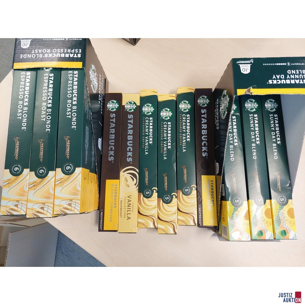 13 Packungen Starbucks Kapseln Blonde Espresso u.a.
