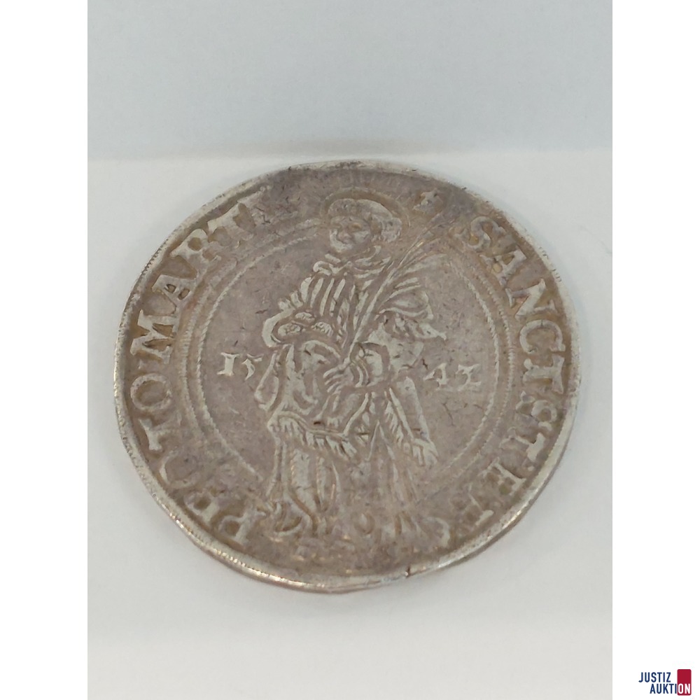 Bistum Silbertaler aus Halberstadt (deutsche Silbermünze)