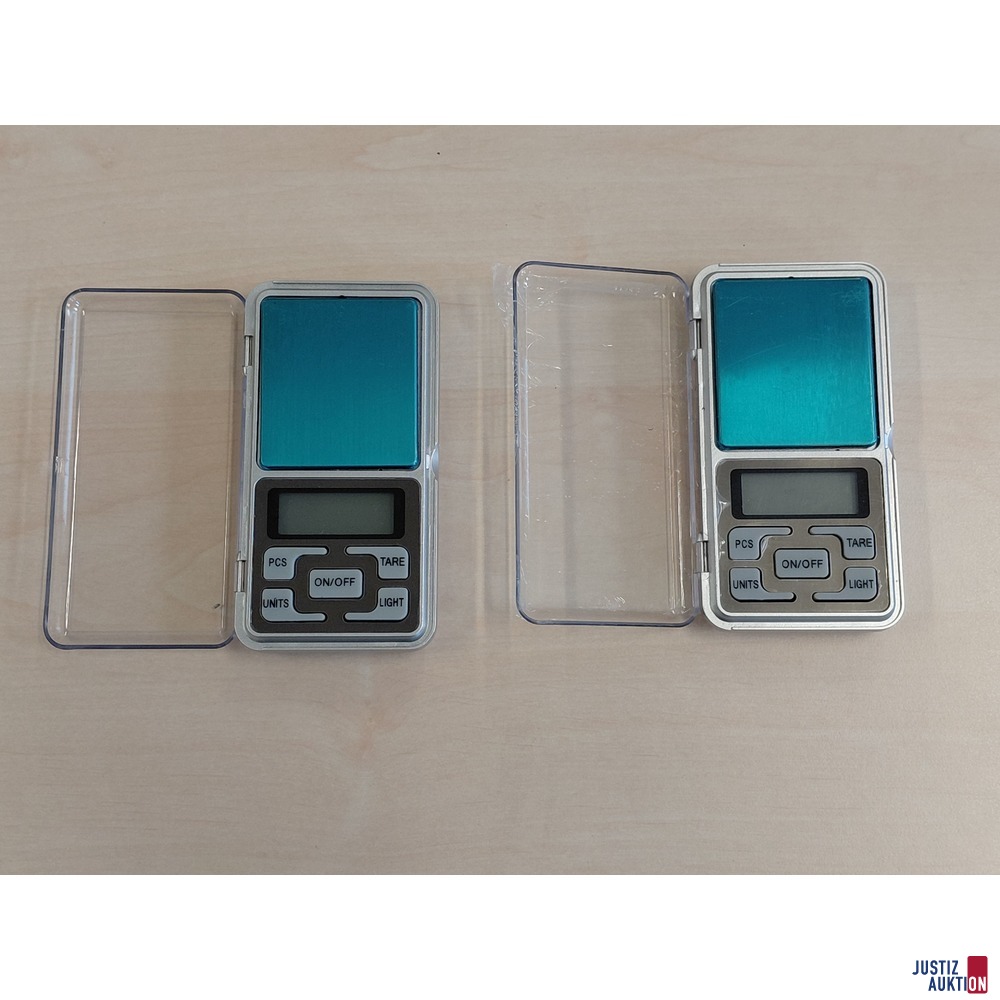 2 Mini-Digitalwaagen 0&comma;1g