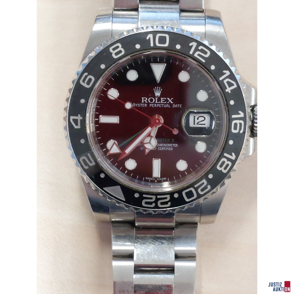Herrenarmbanduhr der Marke Rolex GMT-Master II