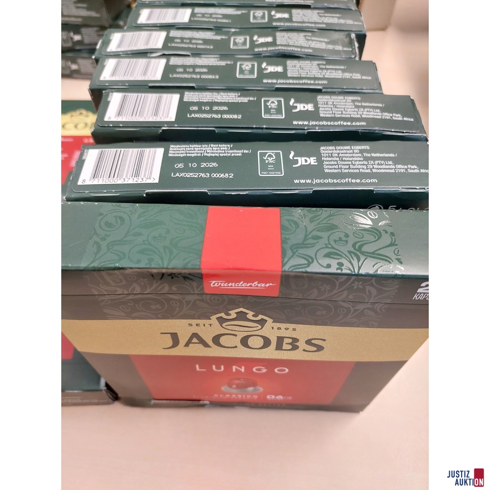 10 x Kaffekapseln der Marke Jacobs – Lungo Classico