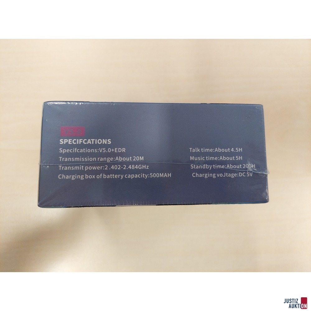 TWS - True Wireless Earbuds &ndash; 2024 Specifications&colon; V5&period;0&plus;EDR in Originalverpackung &ndash; verschwei&szlig;t NEU