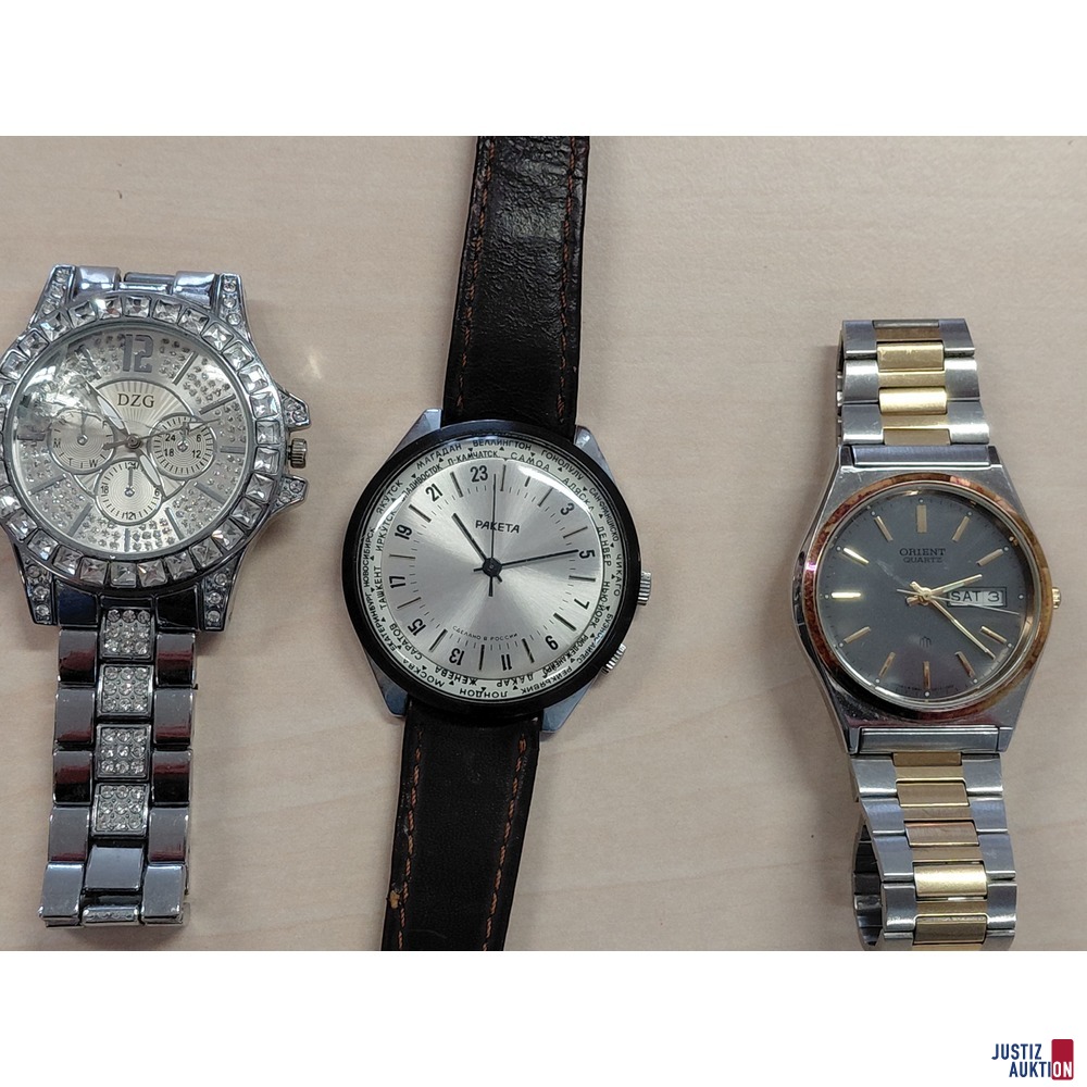 Konvolut Herrenarmbanduhren