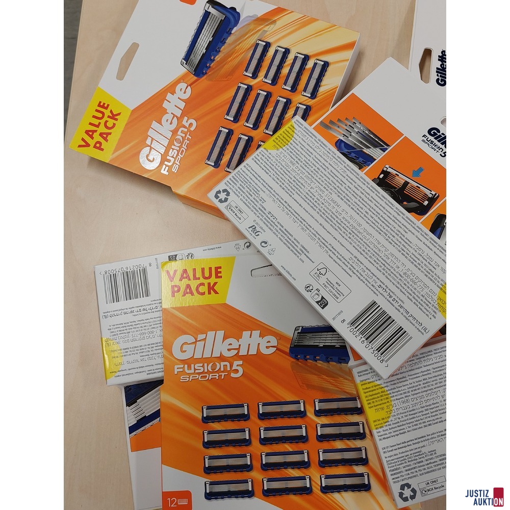 8 St&uuml;ck 12er Packungen Rasierklingen der Marke Gilette
