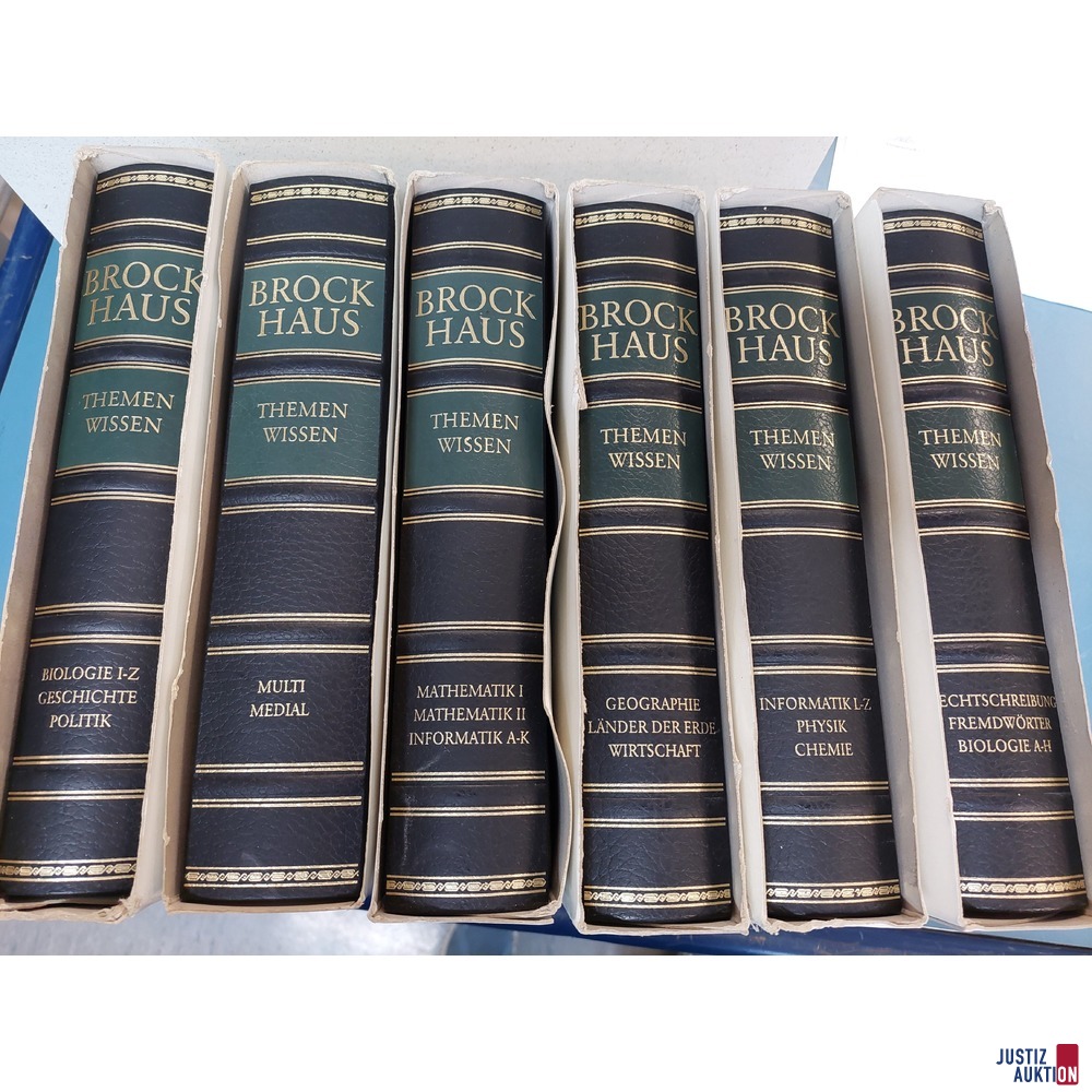 6 B&auml;nde Brock Haus Themen Wissen 2007