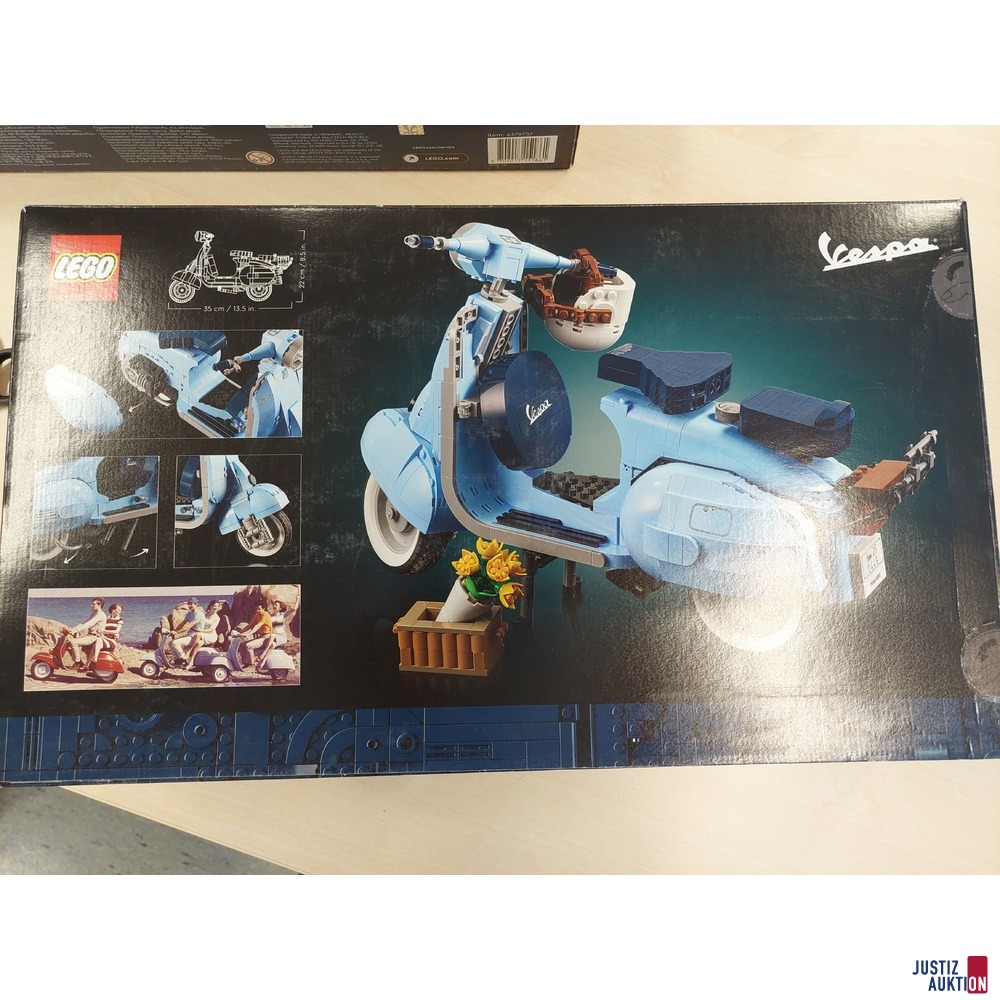 Lego Vespa 125 1960s 1106 Teile 35 x 25 cm