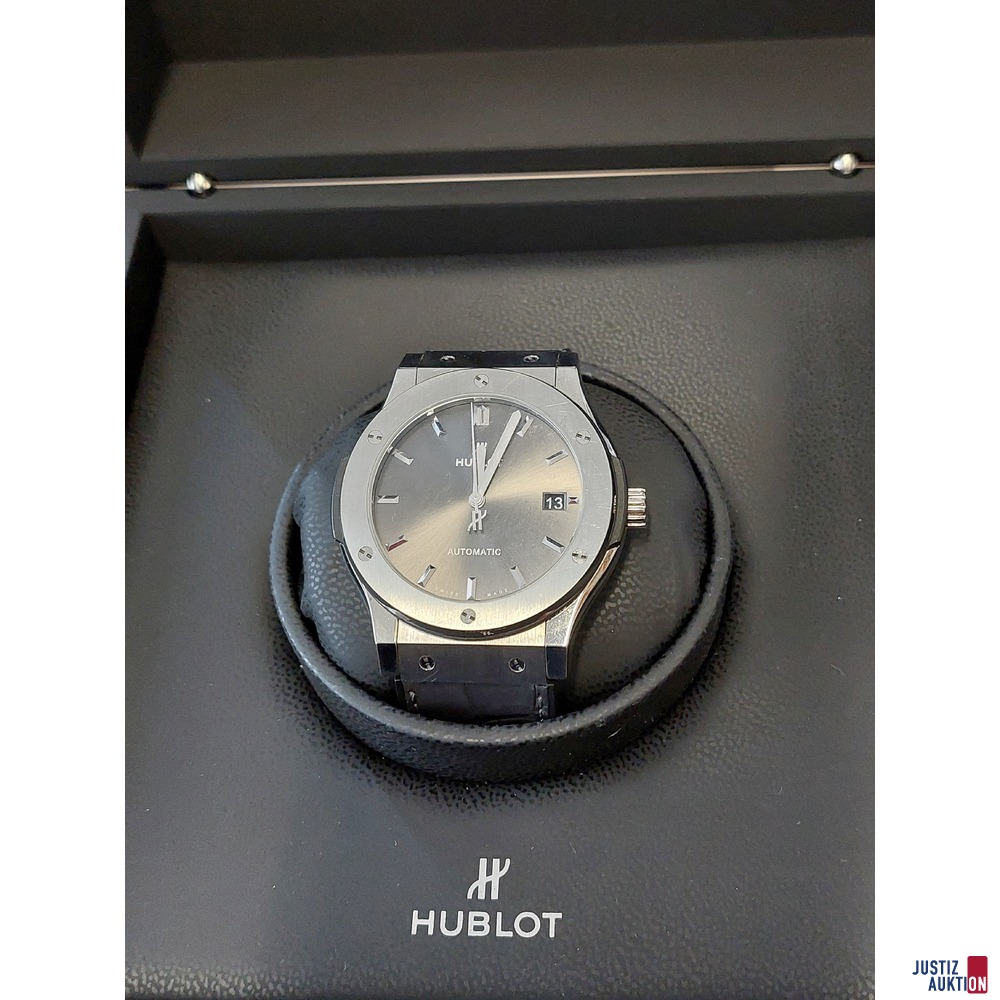 Herrenarmbanduhr der Marke Hublot