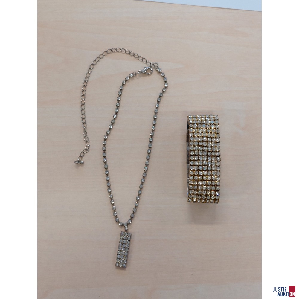 Strassmodeschmuckset