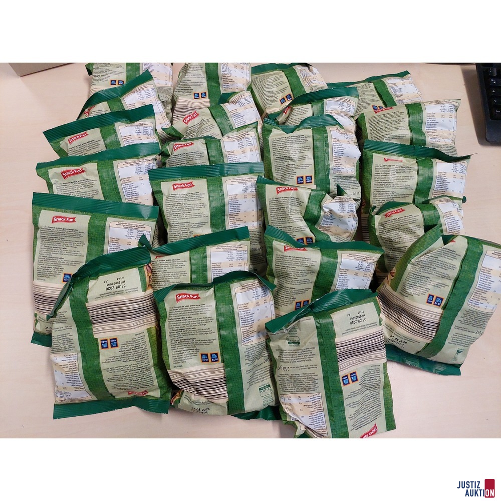 23 x Geröstete Pistazien - Snack Fun von Hofer/Aldi je 250g 