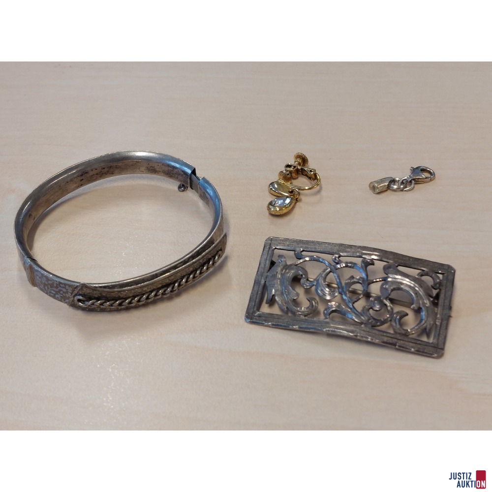 Diverser Silberschmuck