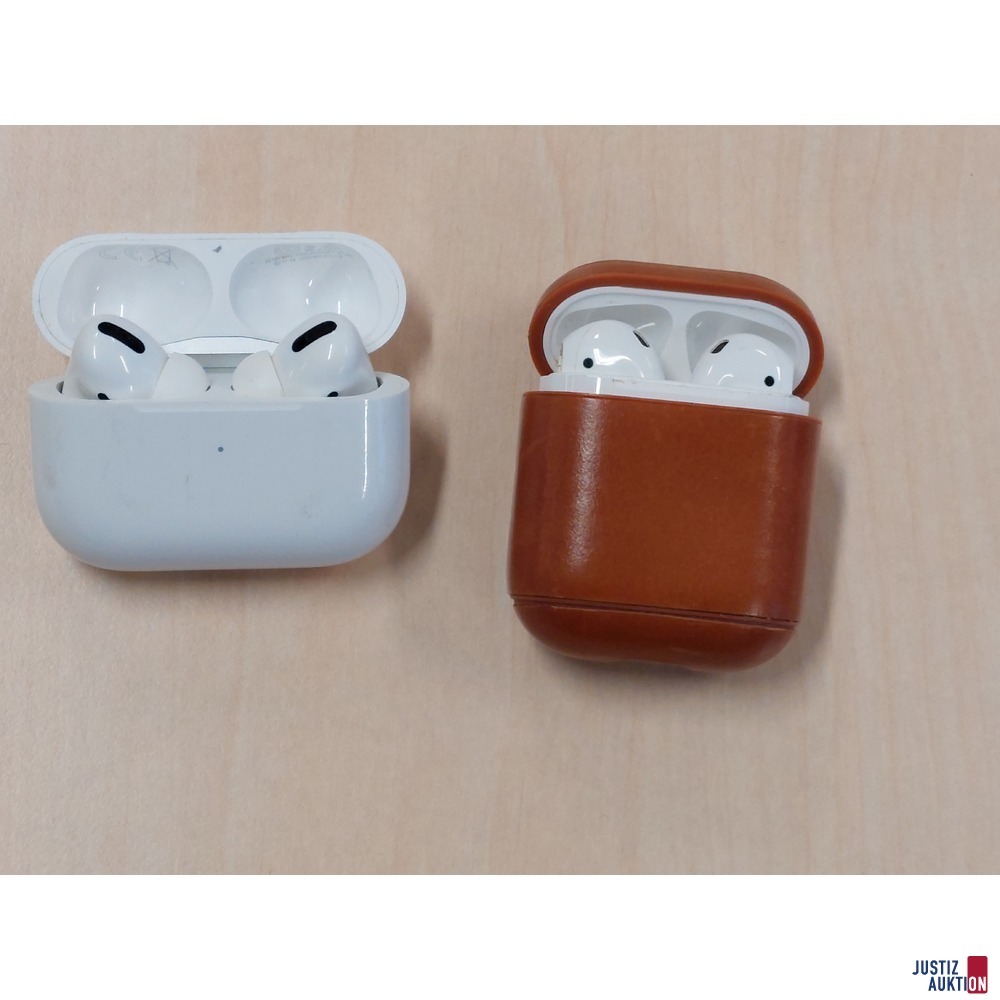 AirPods der Marke Apple ohne Ladekabel