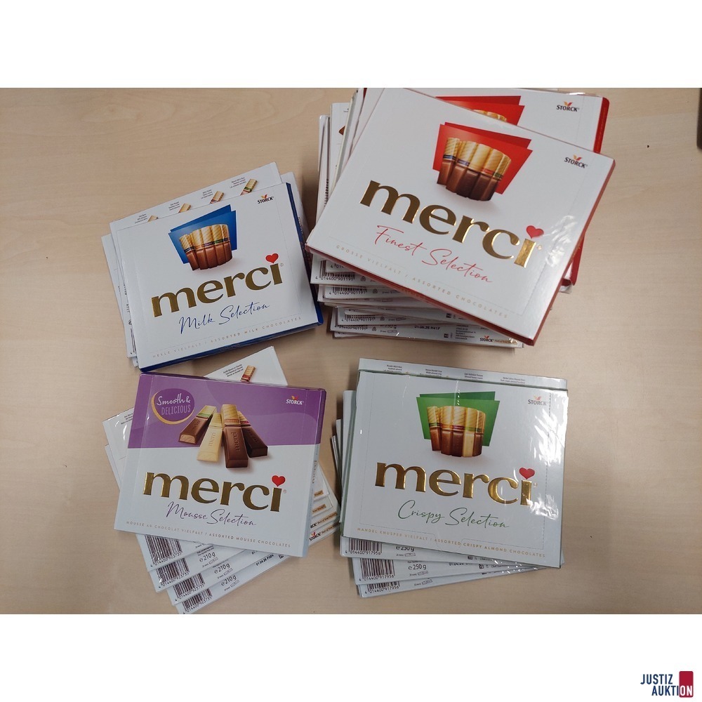 30 x Merci der Marke Storck je 250g