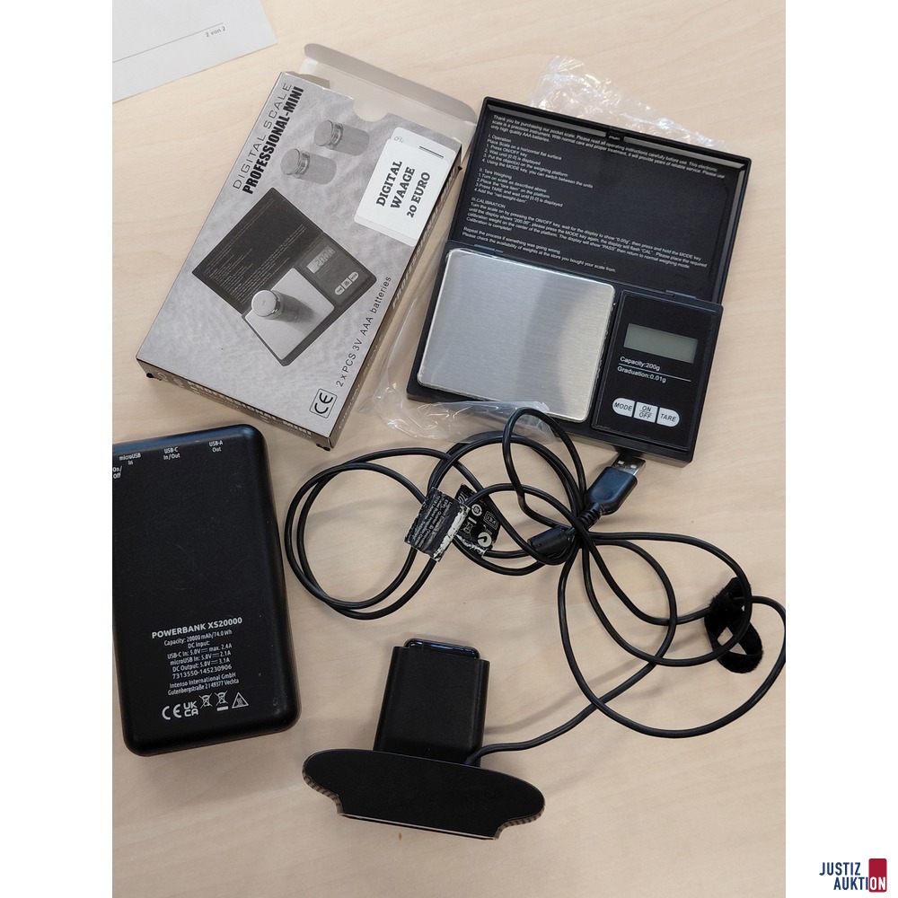 1 Digital-Mini-Waage - NEU u&period;a&period;