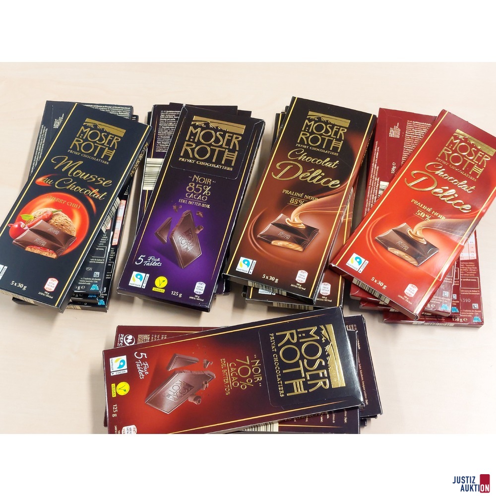 23 x Moser Roth Schokoladen von Hofer/Aldi