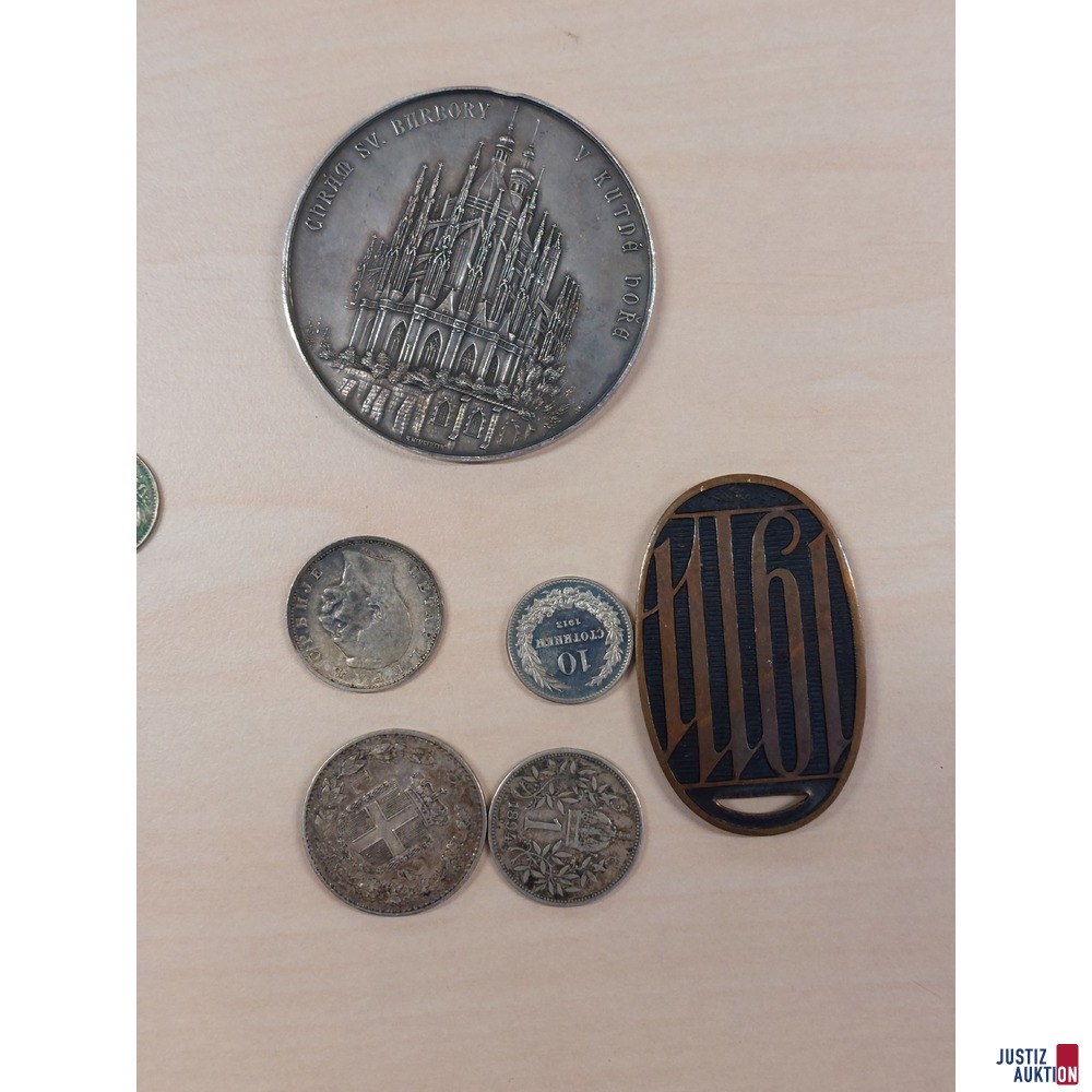Konvolut bestehend aus 34 St&uuml;ck M&uuml;nzen