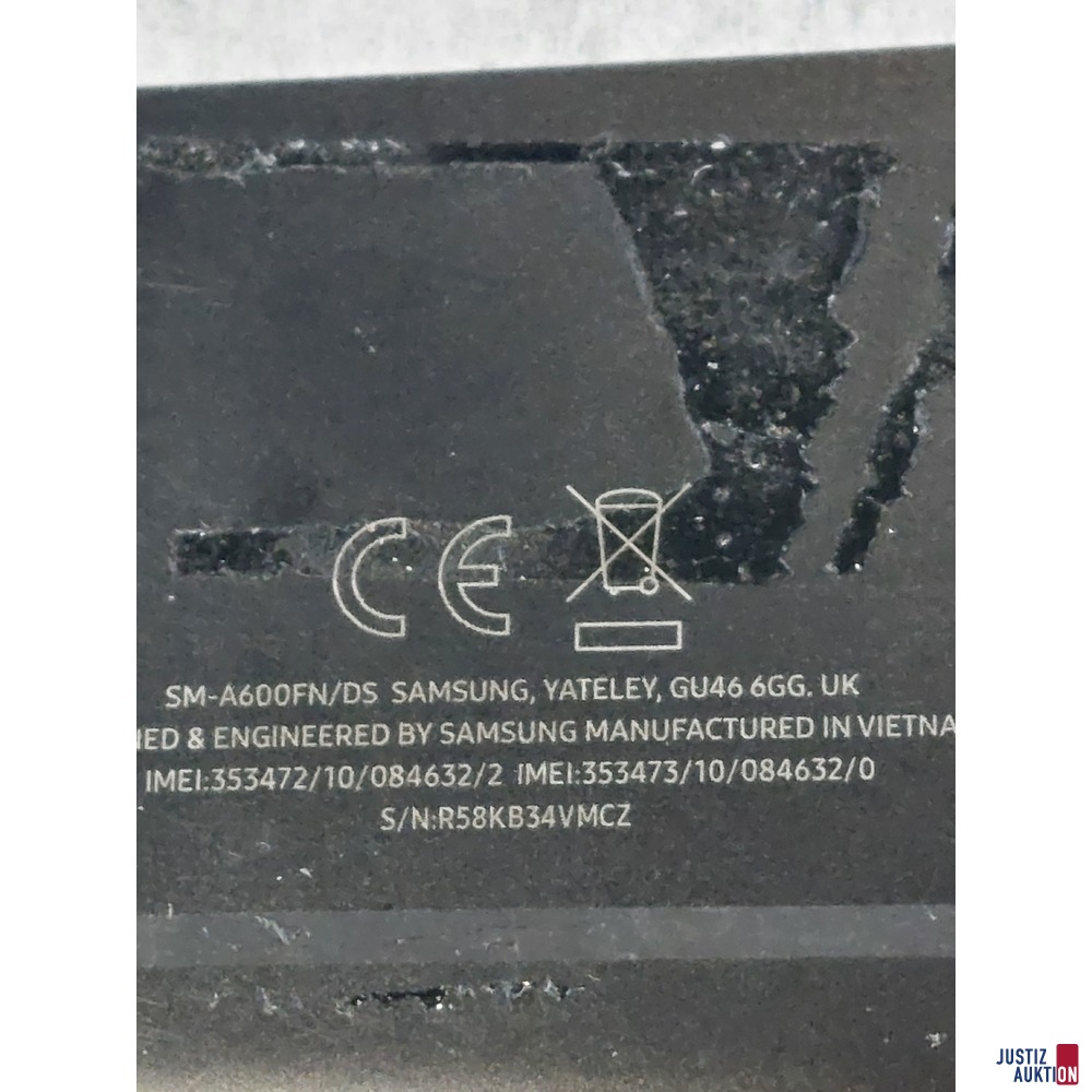 Handy der Marke Samsung Galaxy A6