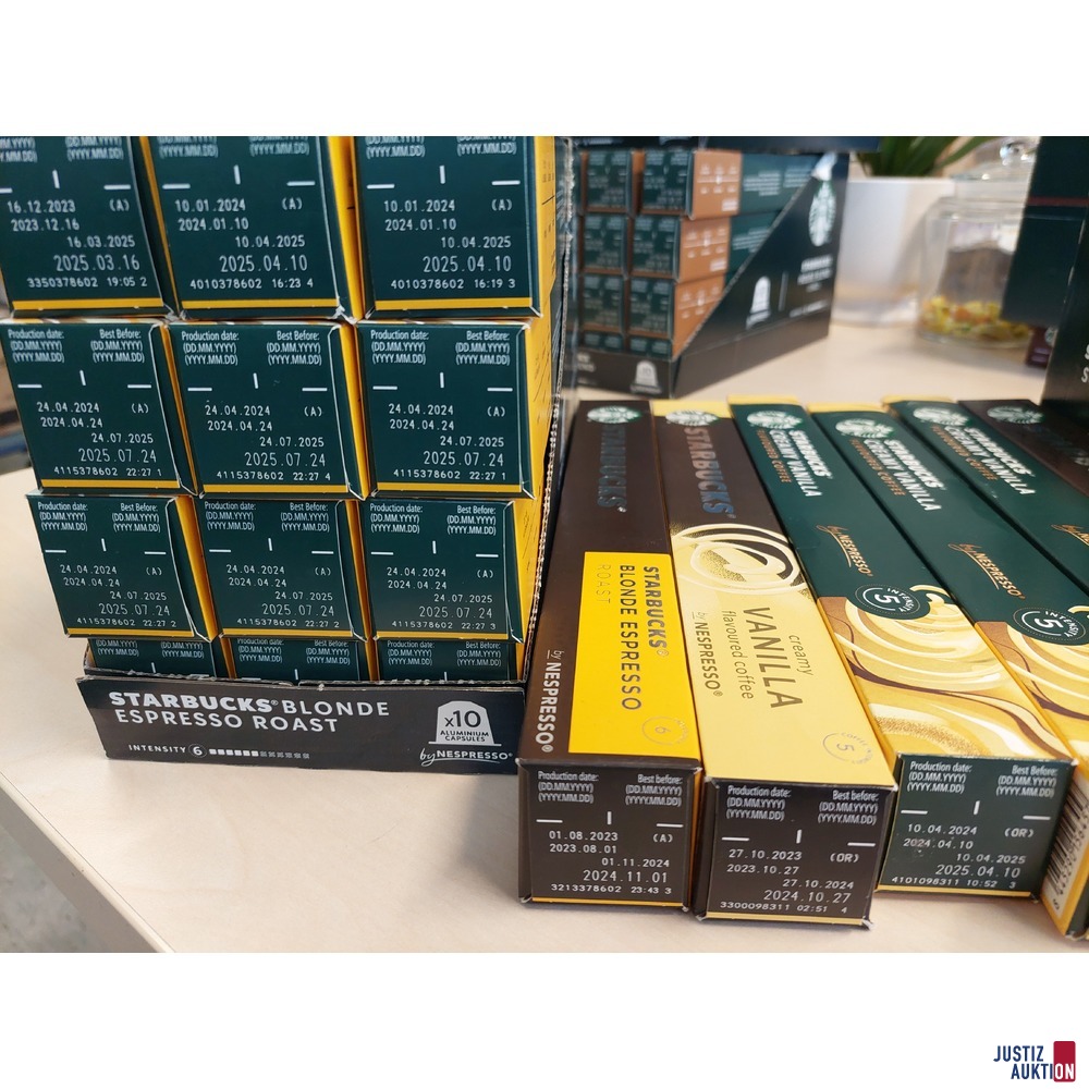 13 Packungen Starbucks Kapseln Blonde Espresso u.a.