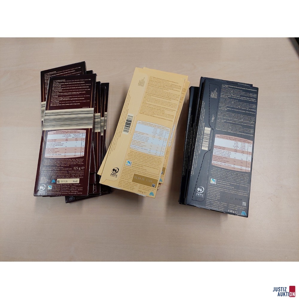 23 x Moser Roth Schokoladen von Hofer/Aldi