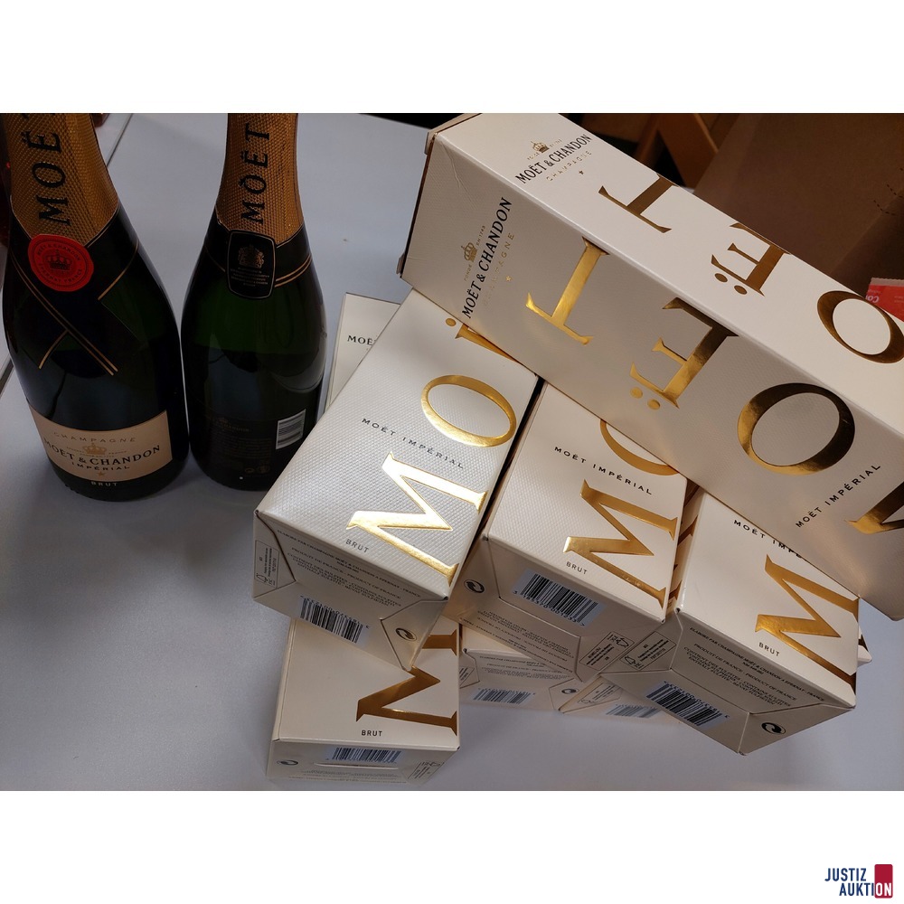 10 Flaschen Champagne Moet &amp; Chandon Imperial Brut
