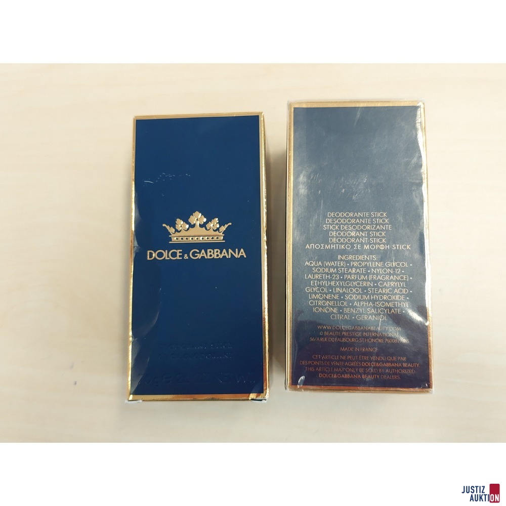 2 St. Deodorante Stick der Marke Dolce &amp; Gabbana u.a.