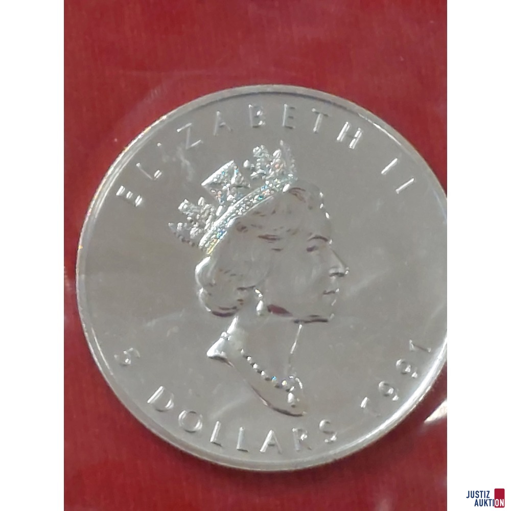 Marpleleaf Silber 999 1 Unze 3,10 g