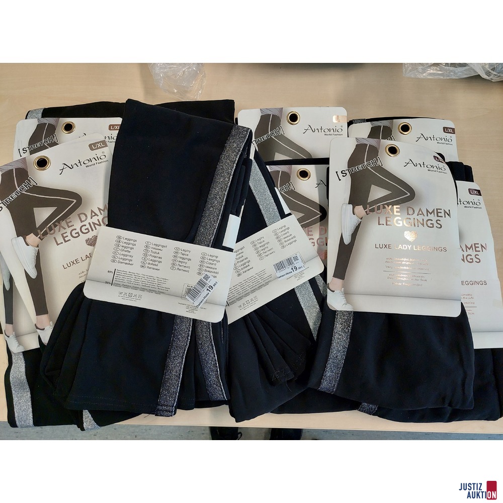 12 x Stretch-Leggins der Marke Antonio World Fashion