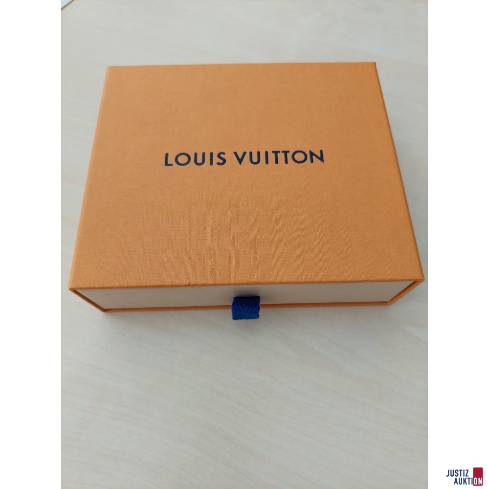 Karton/Schiebeschachtel mit Brillenputztuch der Marke Louis Vuitton