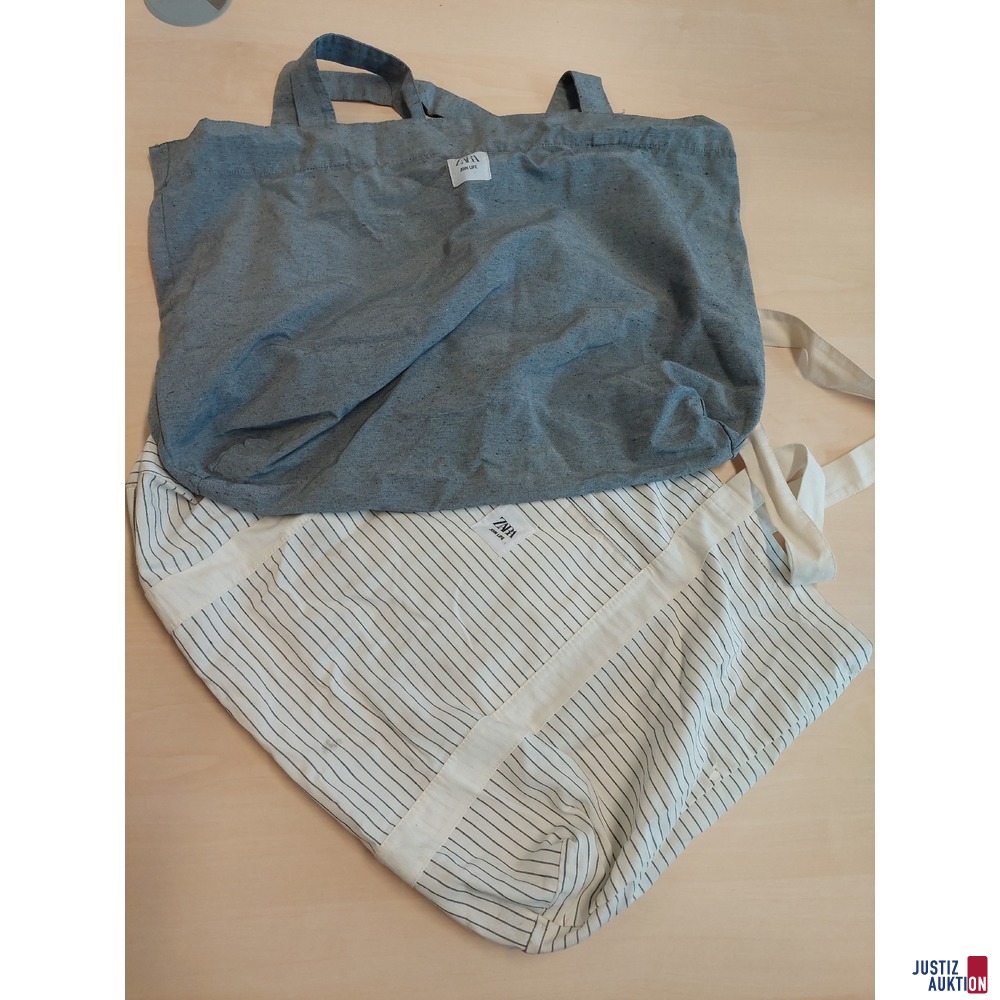 2 Stofftaschen der Marke Zara