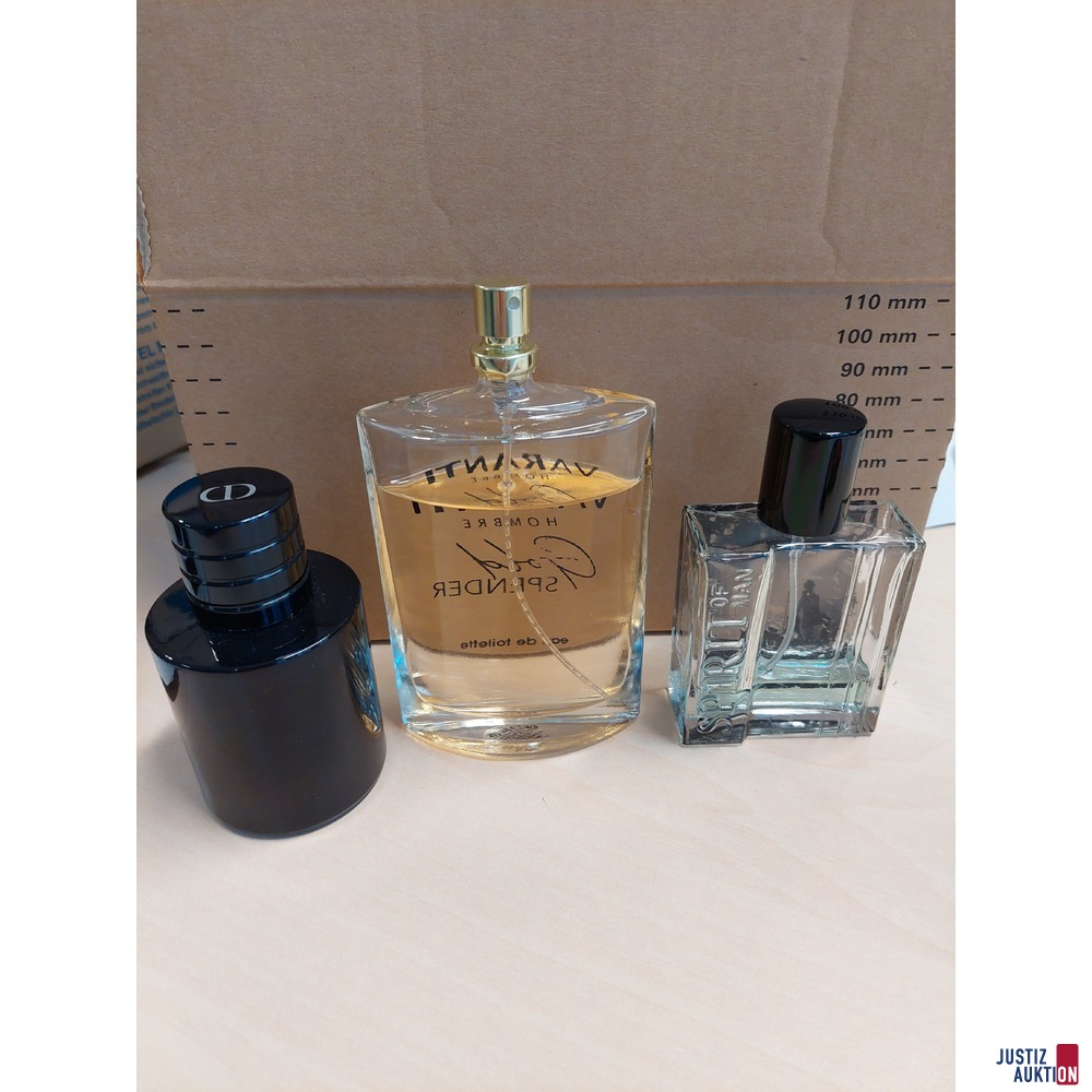 Eau de Toilette der Marke Varanti Hombre Gold u.a.