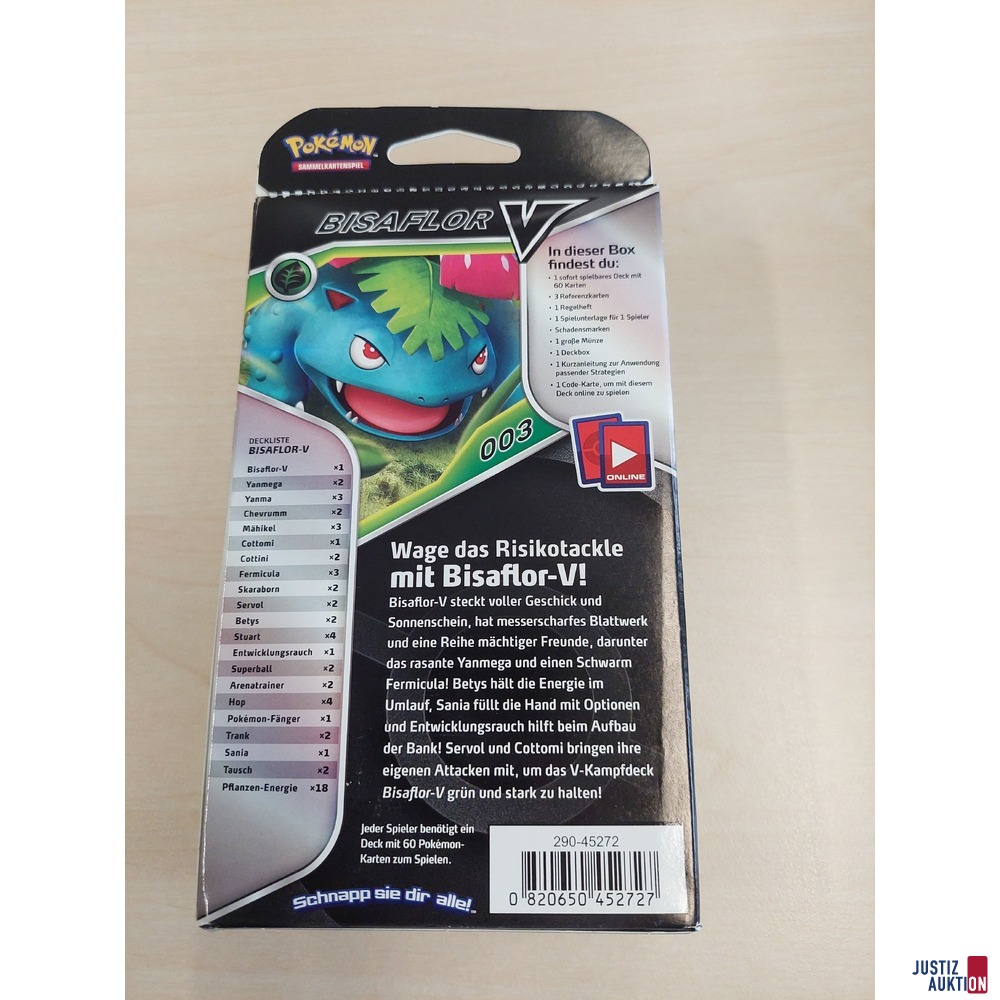 Sammelkartenspiel Pok&eacute;mon Bisaflor-V