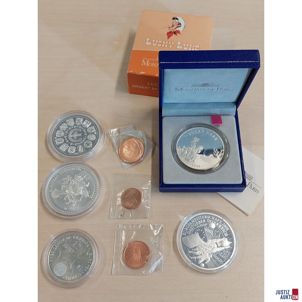 Konvolut bestehend aus M&uuml;nzen und Medaillen