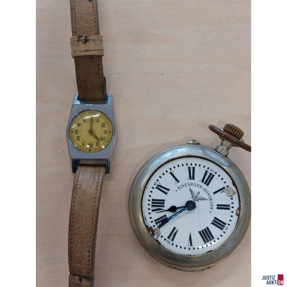 1 Taschenuhr u&period;a&period;