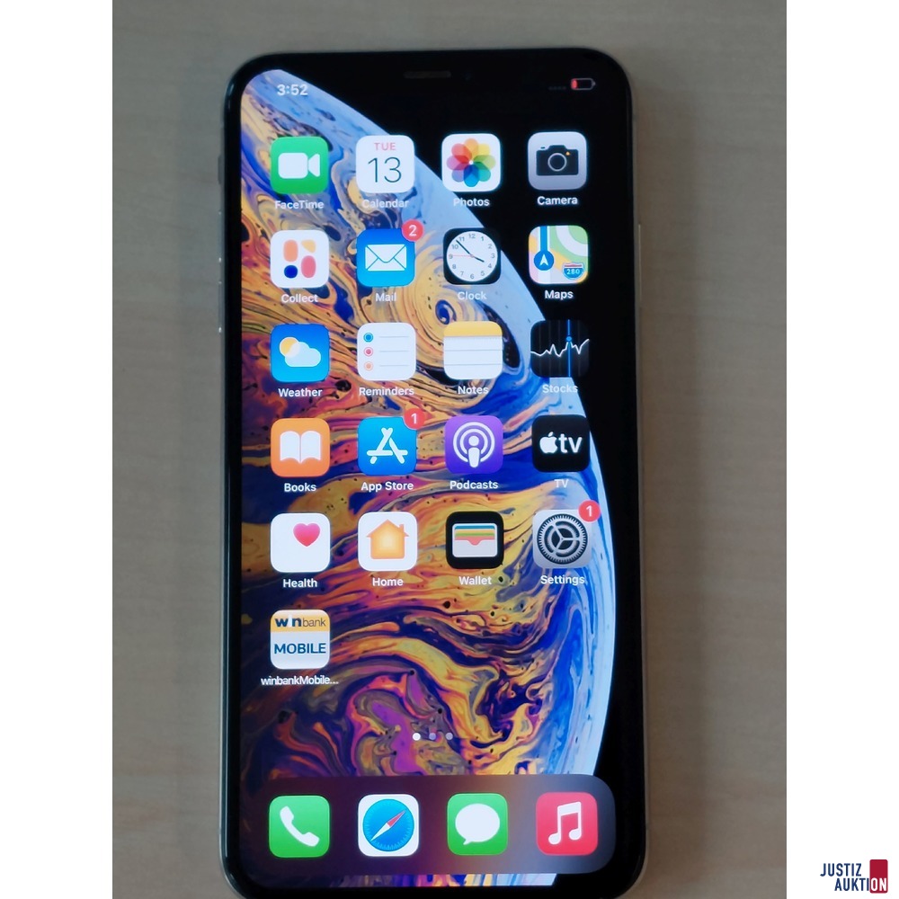 Handy der Marke iPhone Xs Max - MT6G2LL/A gebraucht/Gebrauchsspuren vorhanden