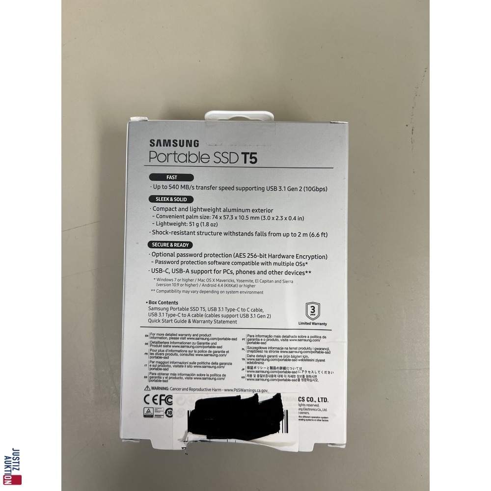 Verpackung Rückseite