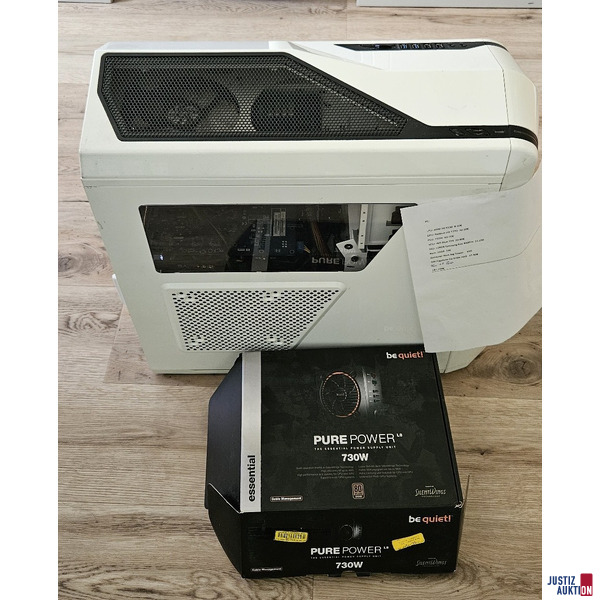 PC Seitenansicht &lpar;mit verbautem Element&rpar;