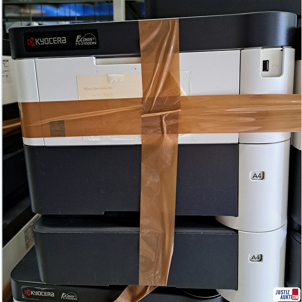 4 Drucker Kyocera FS-2100dn – kavel bij Justiz-Auktion, Geldern